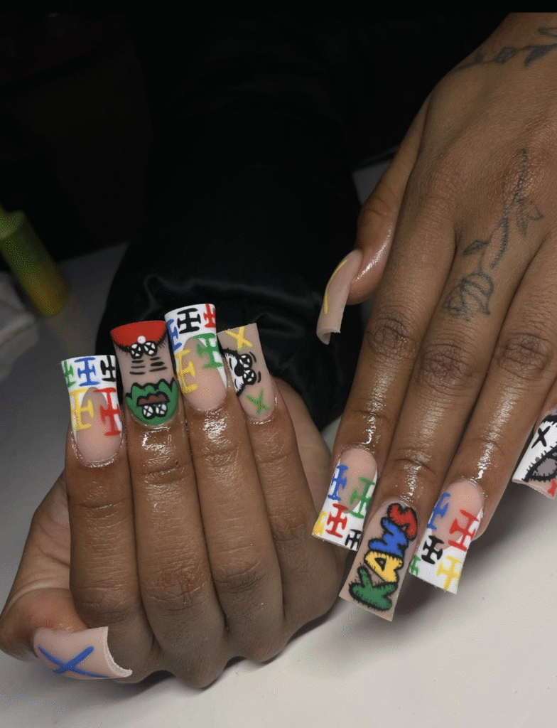 duck nail designs