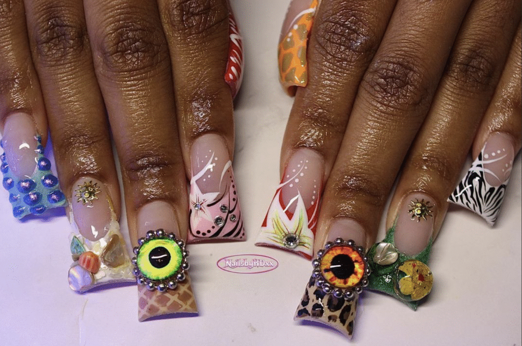 duck nail designs