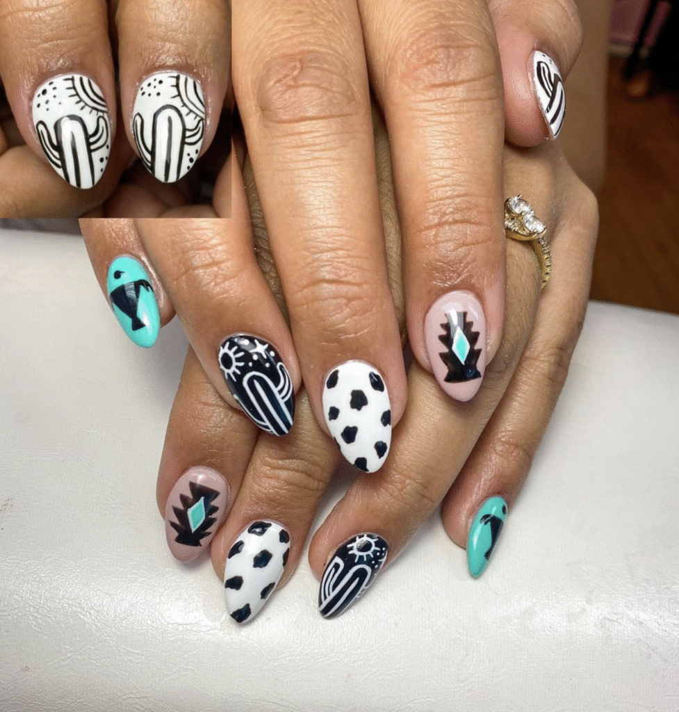 Country Western Nail Designs