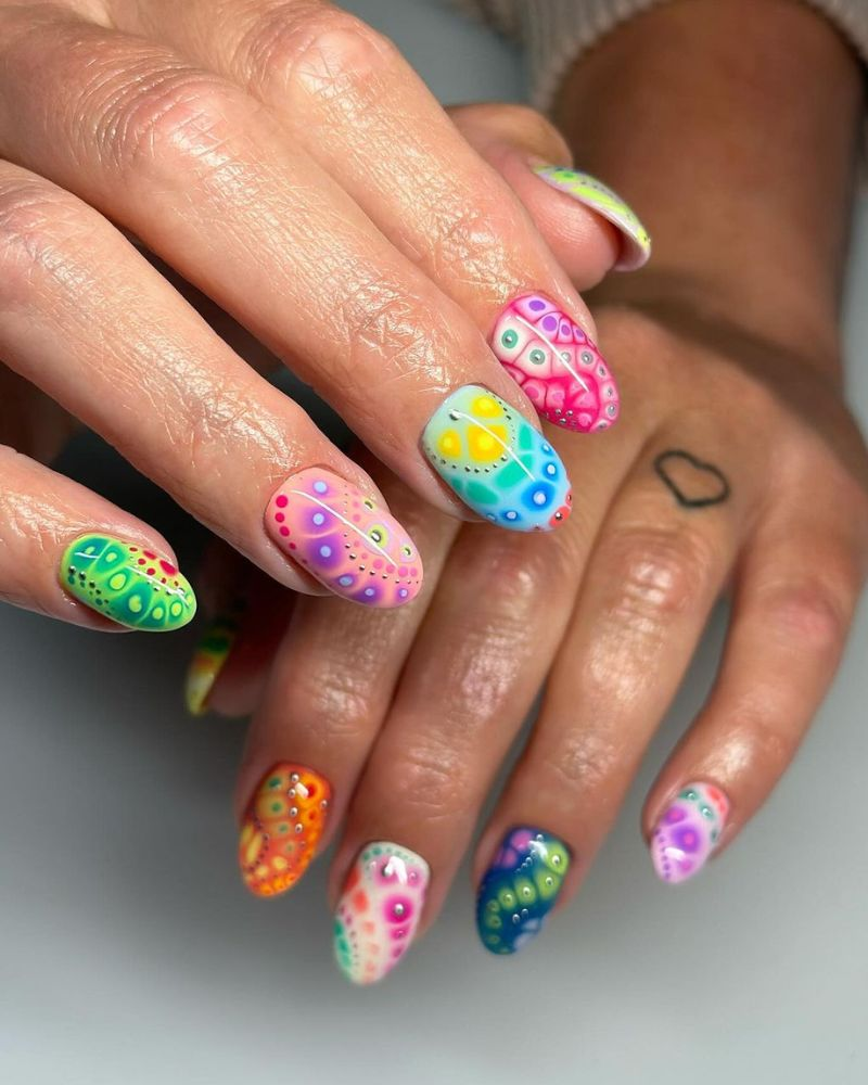 Short and Bright Summer Nail Art Designs
