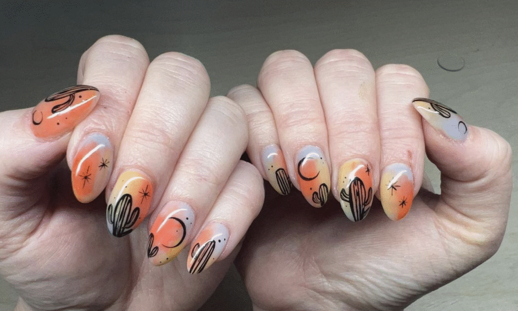 Country Western Nail Designs