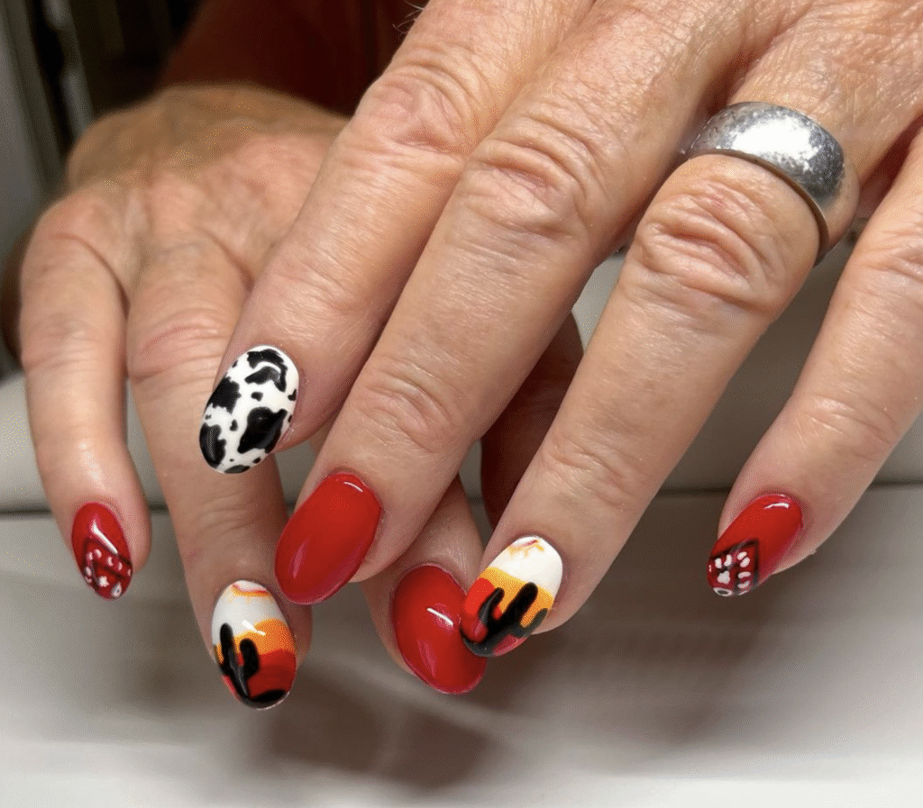 Country Western Nail Designs