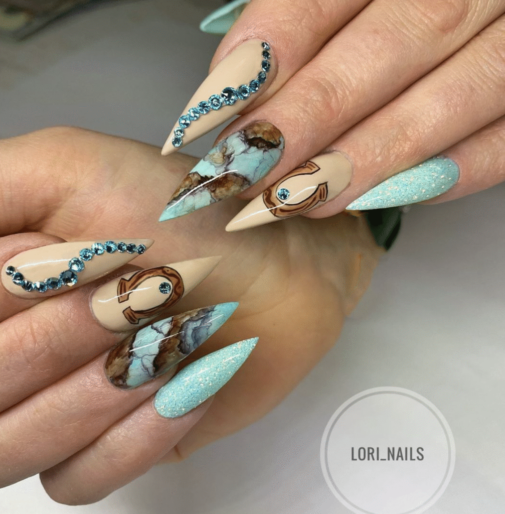 Country Western Nail Designs