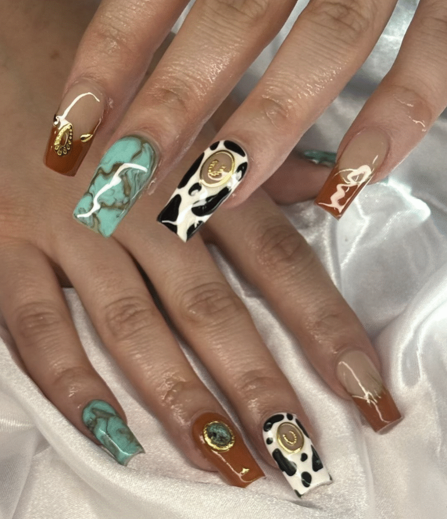 Country Western Nail Designs