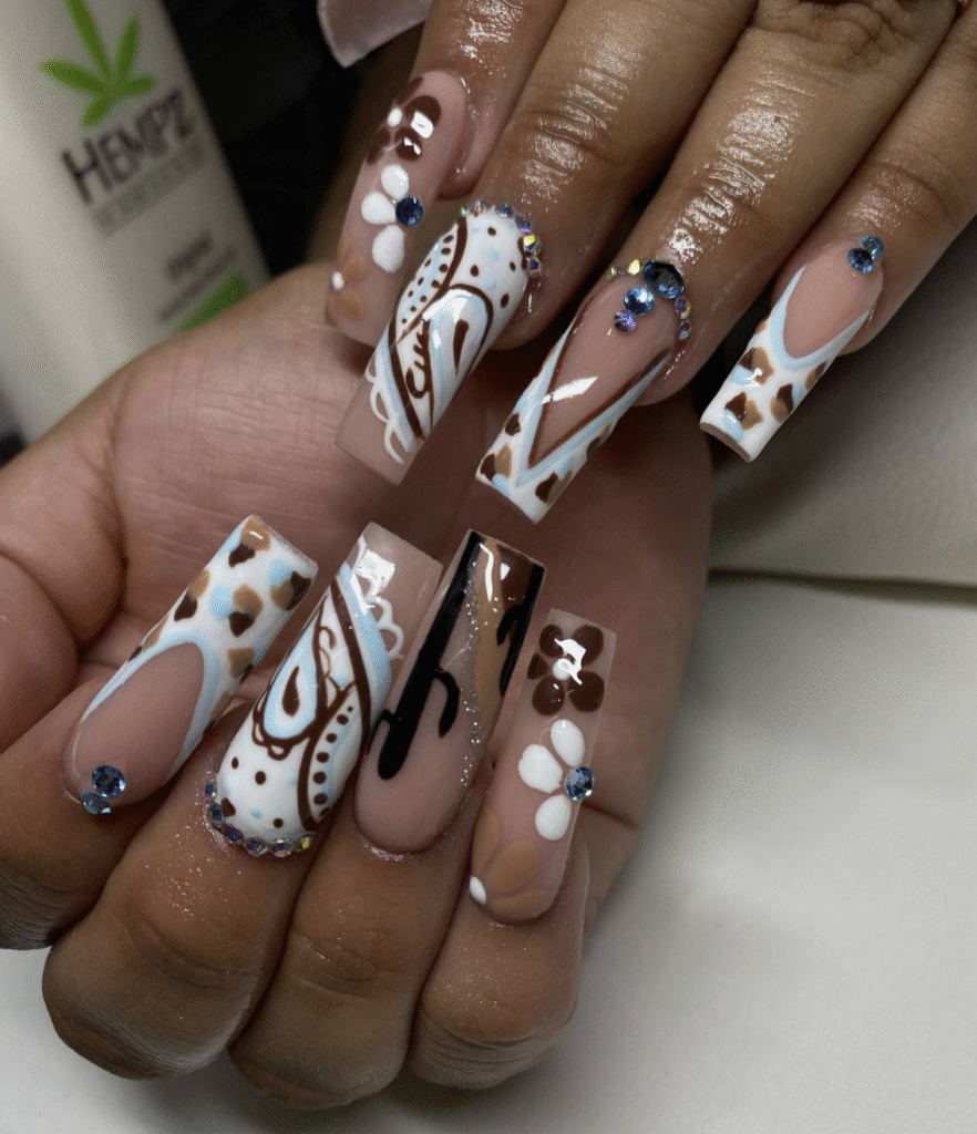Country Western Nail Designs