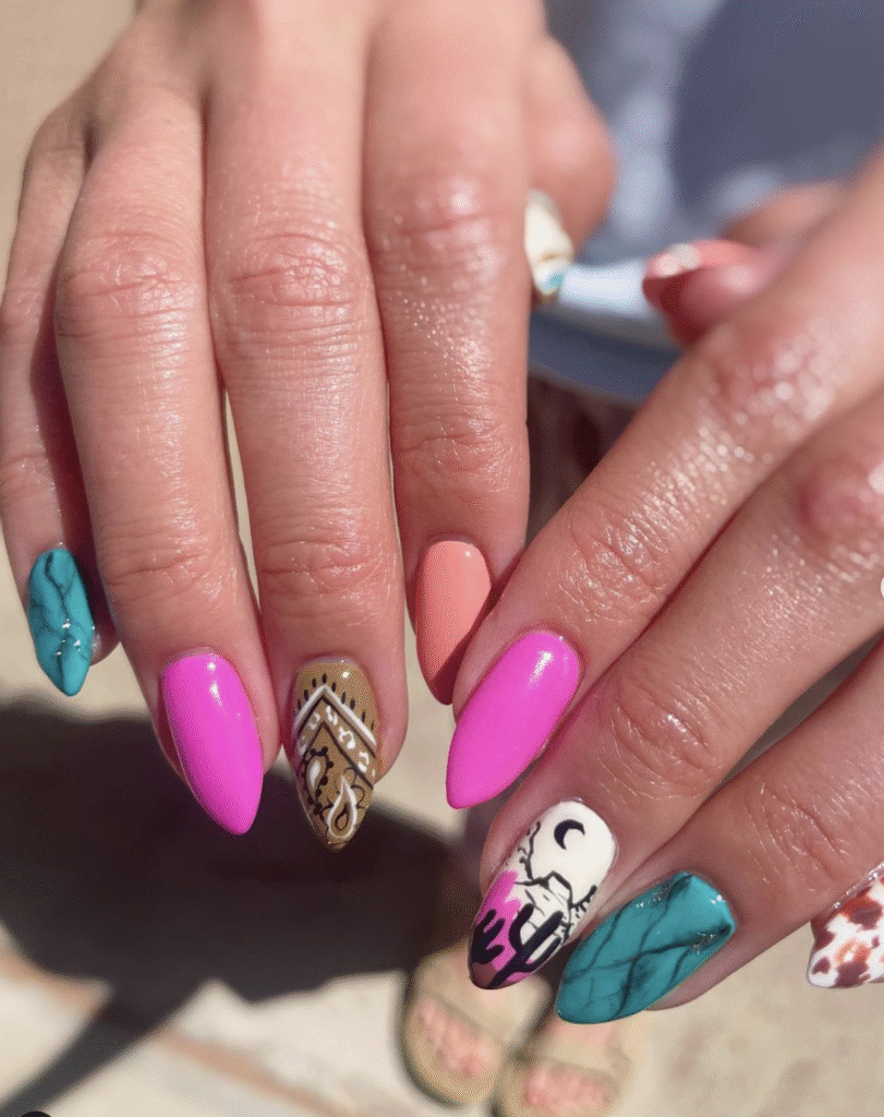 Country Western Nail Designs