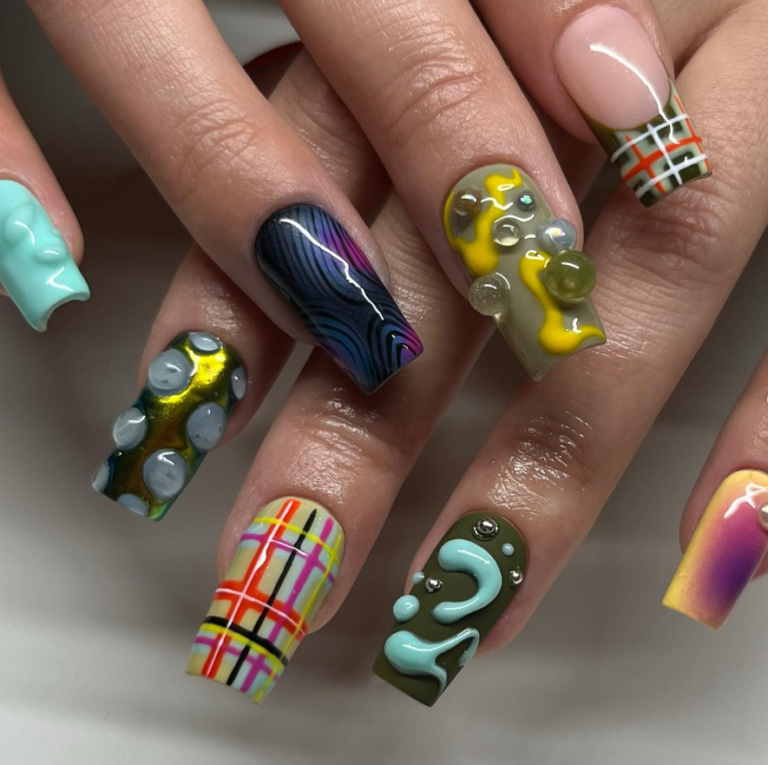 Mothers Day nail art designs