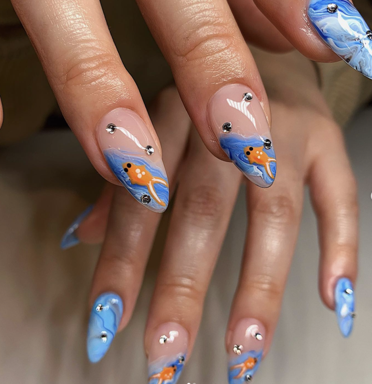 Pisces Nail Ideas