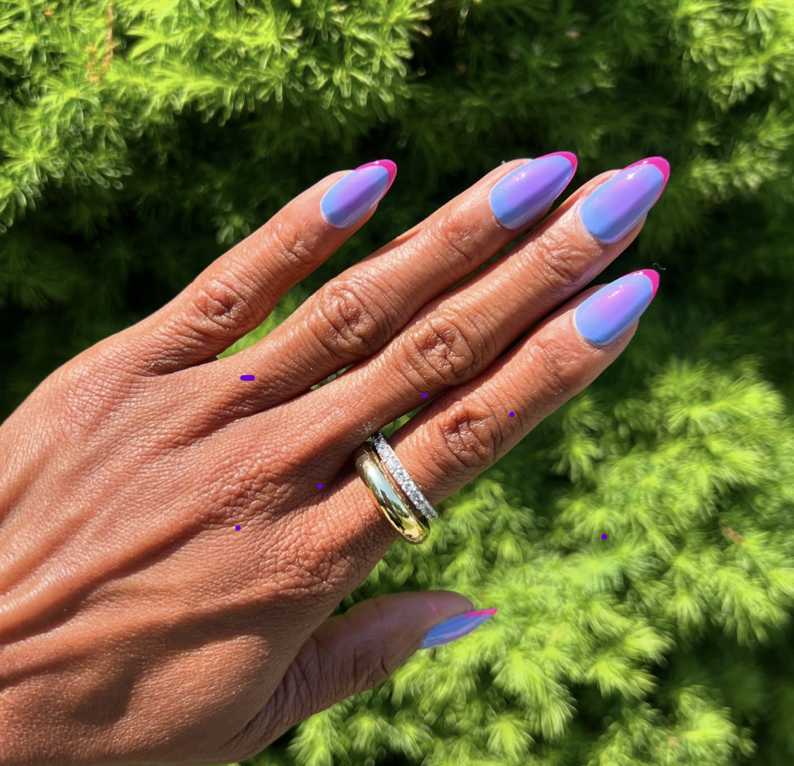 Spring French Tip Nail Designs