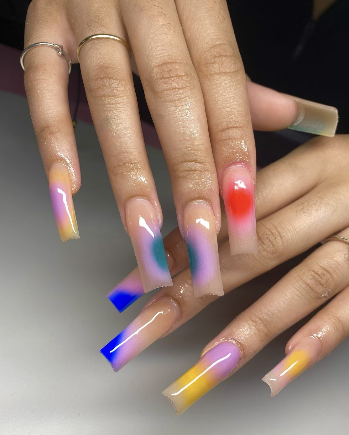 bright summer nail designs