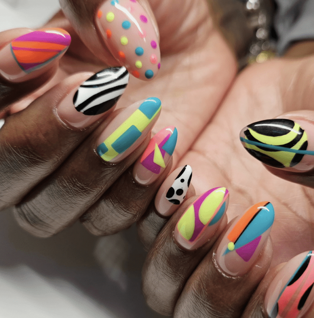 bright summer nail designs