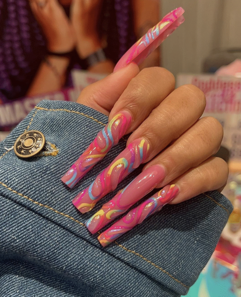 bright summer nail designs