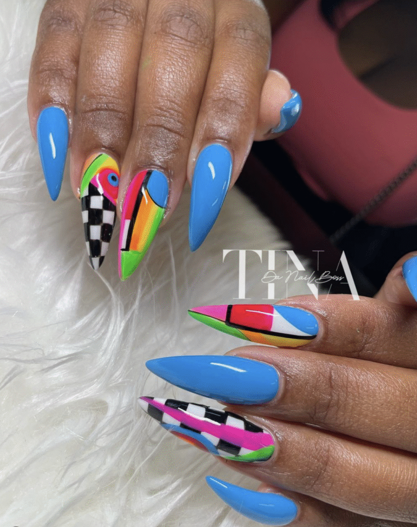 bright summer nail designs