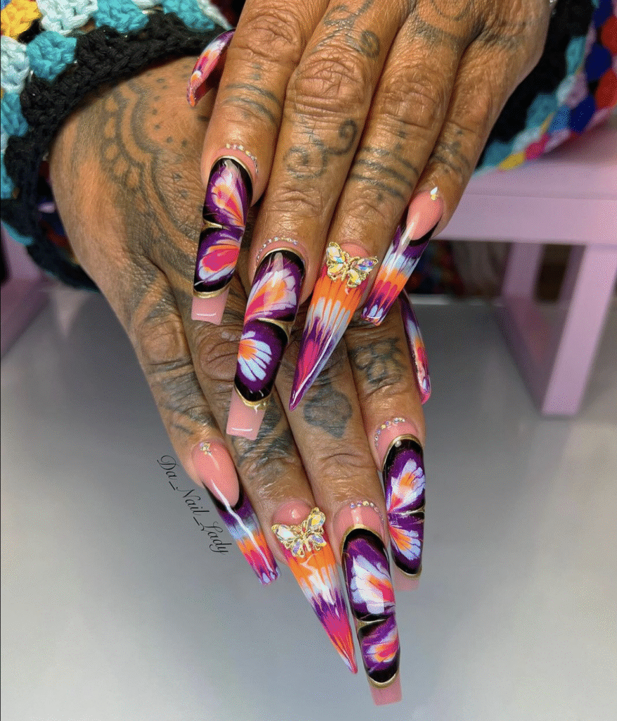bright summer nail designs