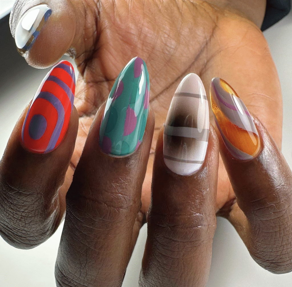 bright summer nail designs