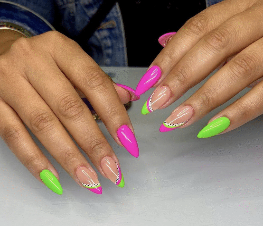 bright summer nail designs