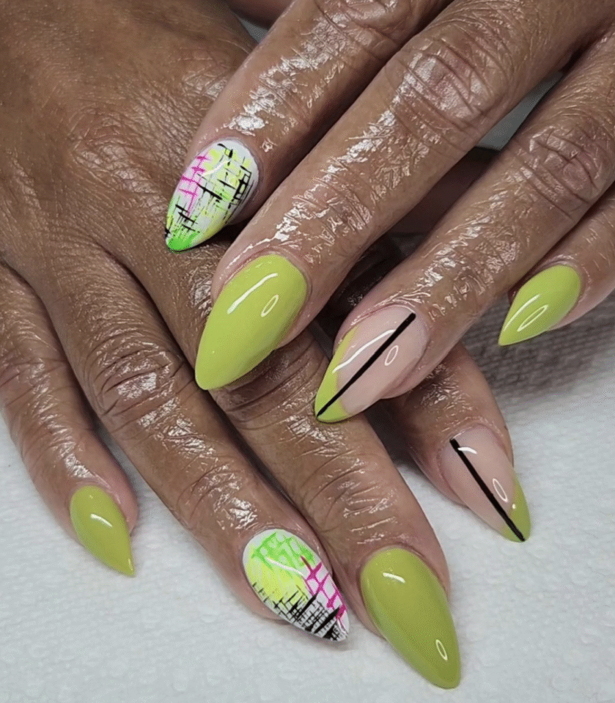 bright summer nail designs