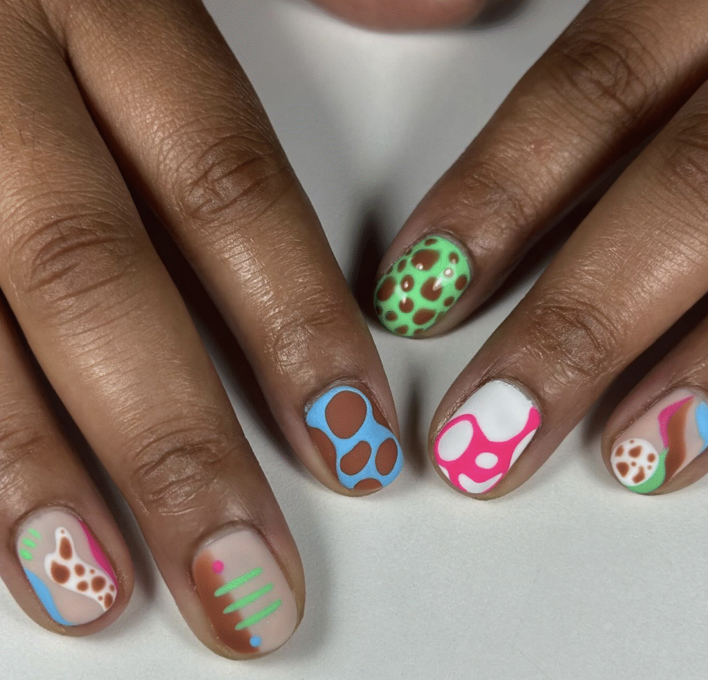 bright summer nail designs