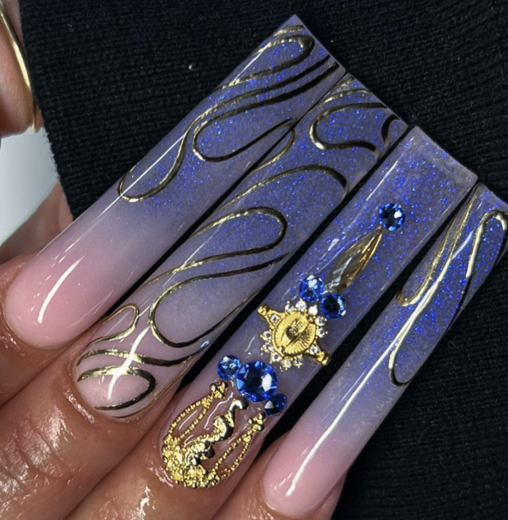 Taurus nail designs 