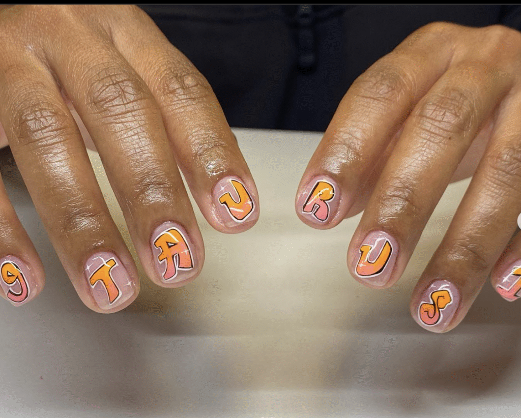 Taurus nail designs 