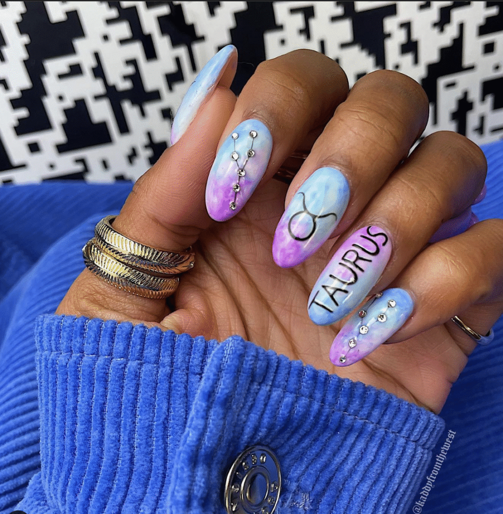 Taurus nail designs 