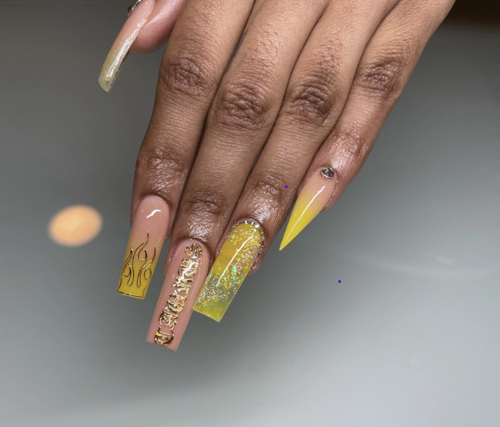 Taurus nail designs 