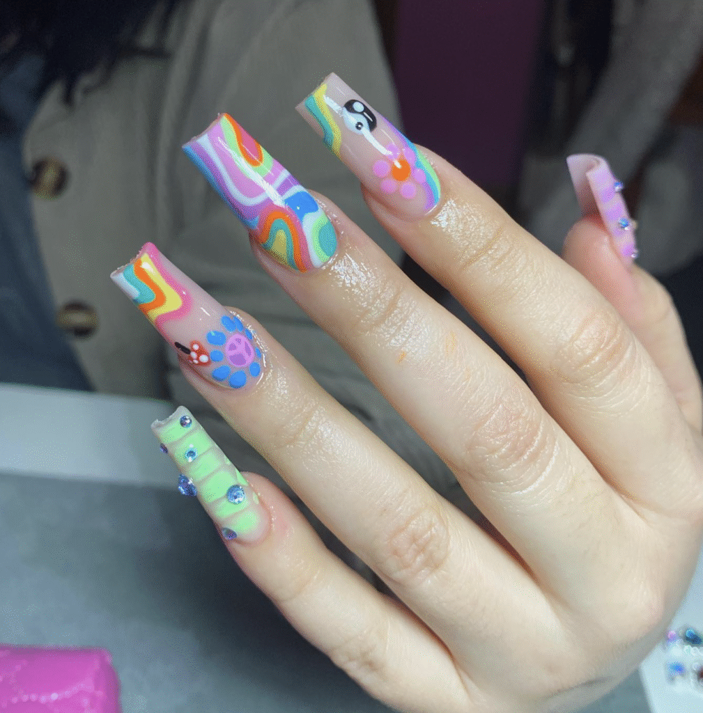 Hippie Nail Designs