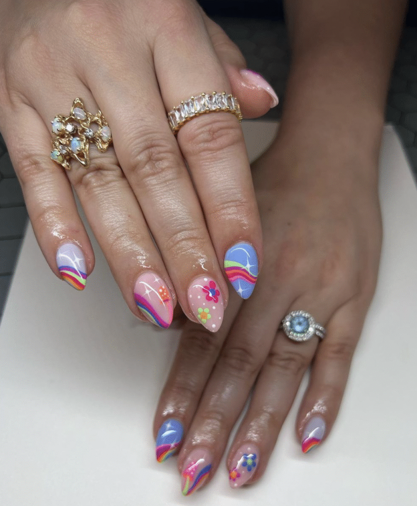 Hippie Nail Designs