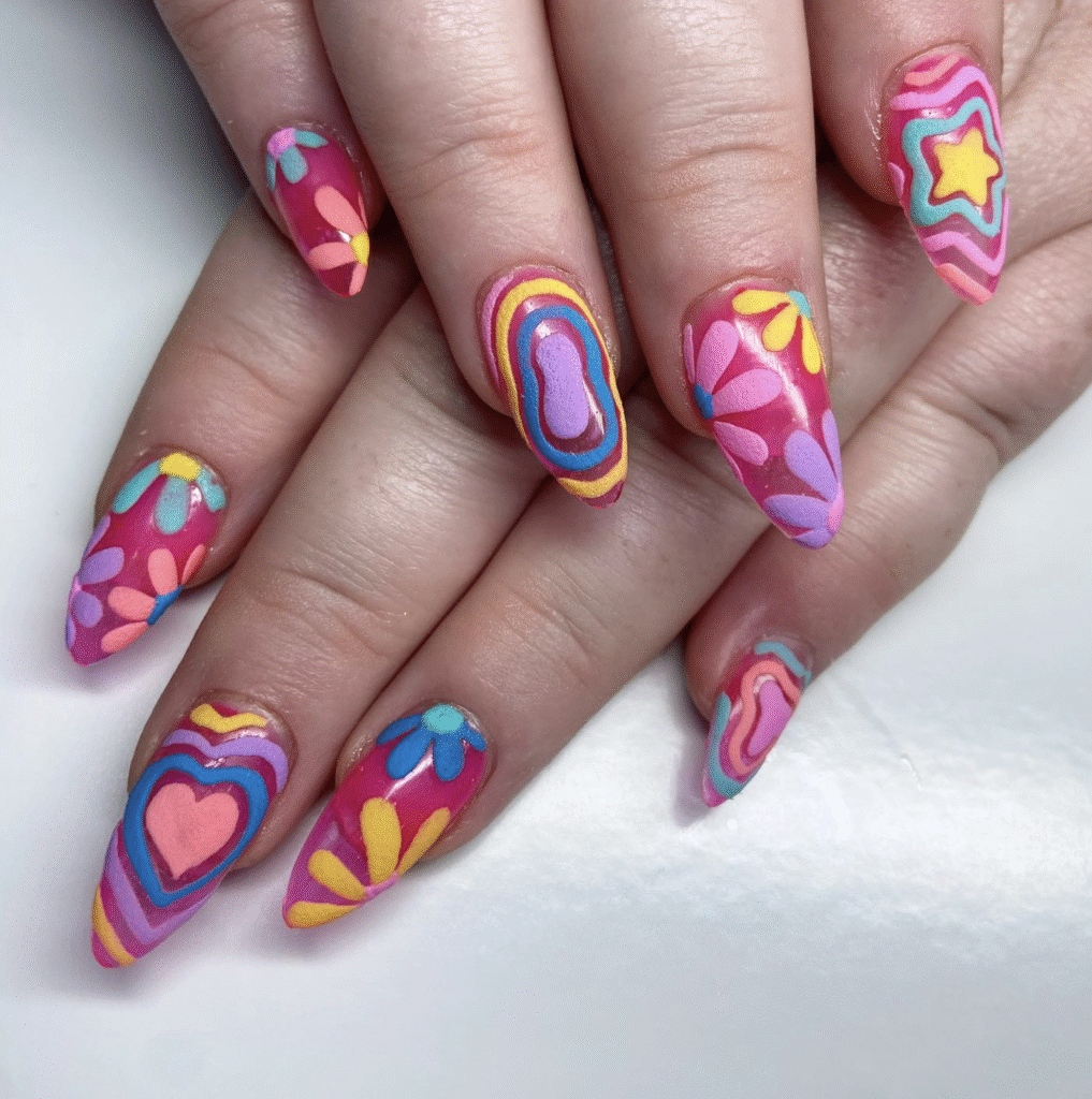Hippie Nail Designs