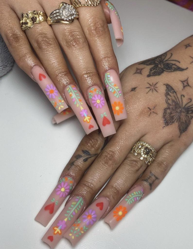 Hippie Nail Designs