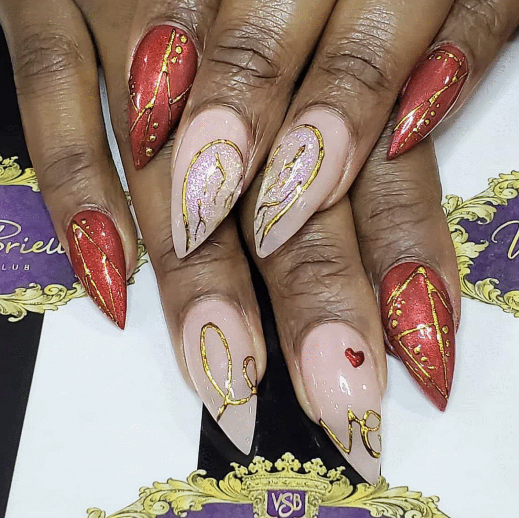 Valentine’s Designs for Nails