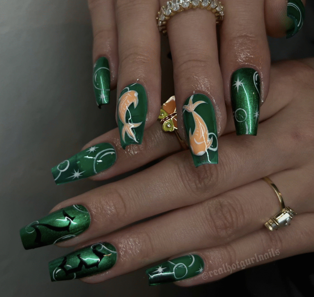 Pisces Nail Ideas