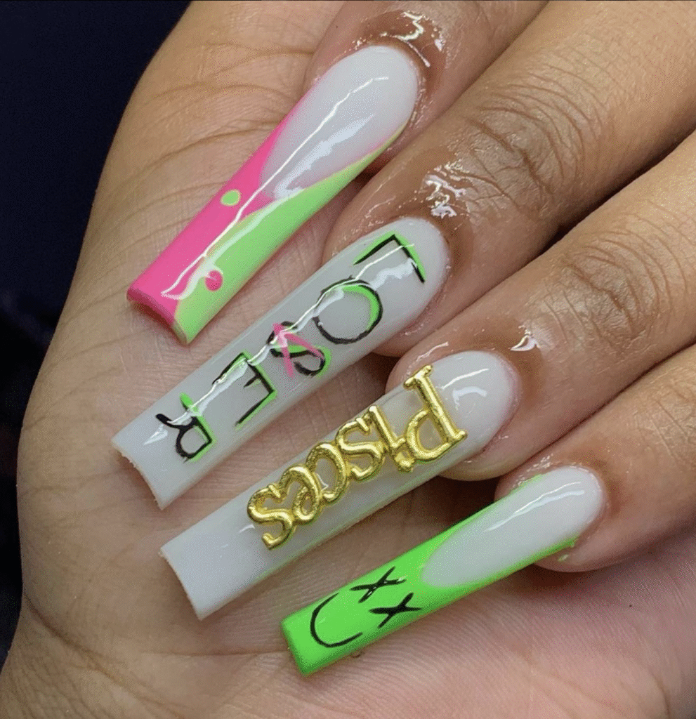 Pisces Nail Ideas