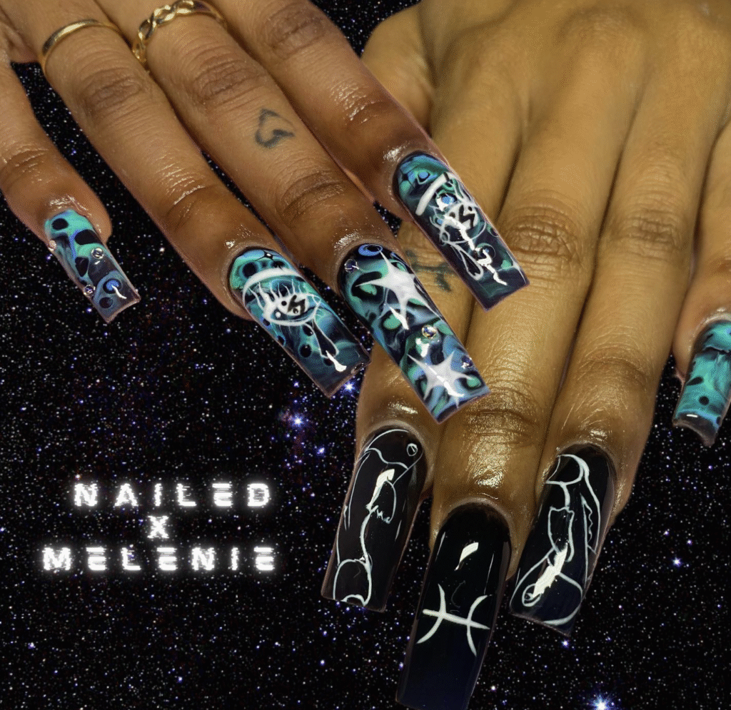 Pisces Nail Ideas