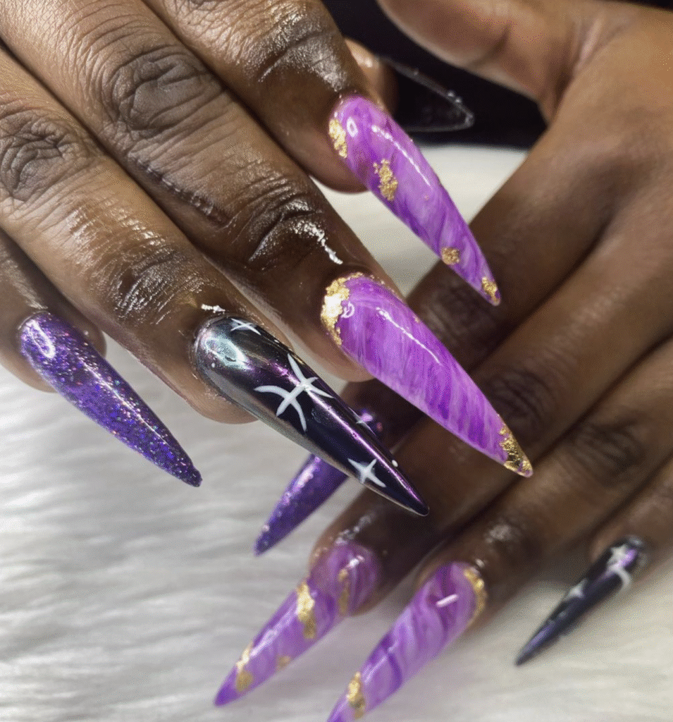 Pisces Nail Ideas