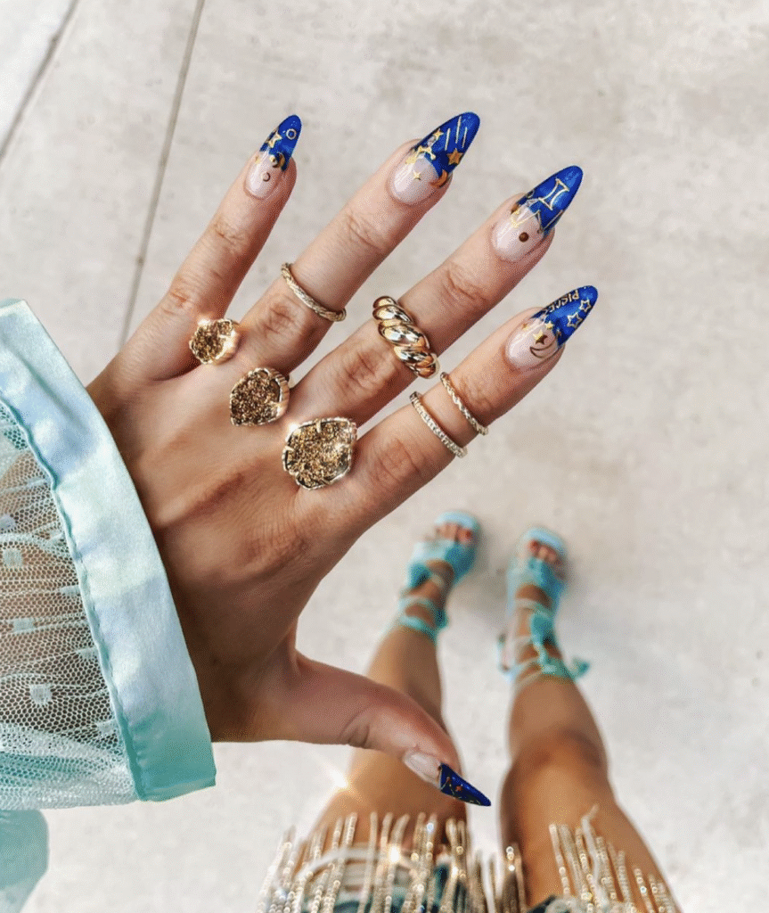 Pisces Nail Ideas