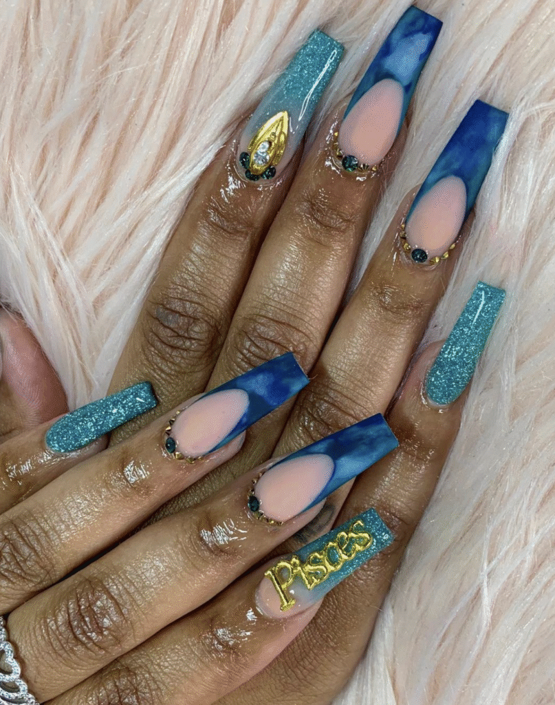 Pisces Nail Ideas
