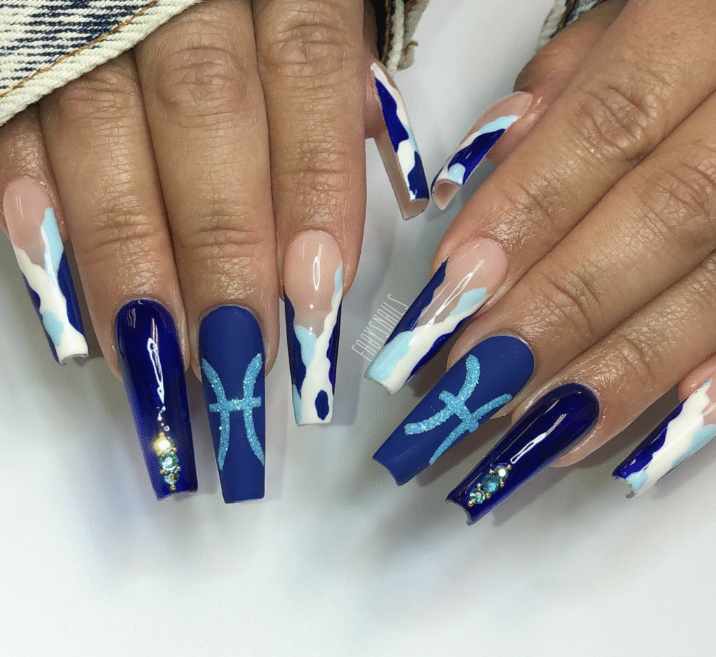 Pisces Nail Ideas