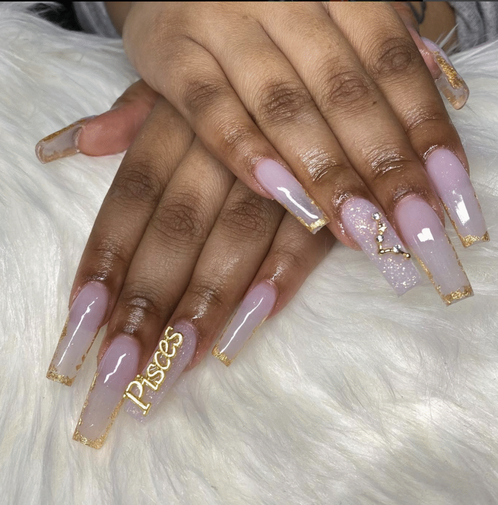 Pisces Nail Ideas