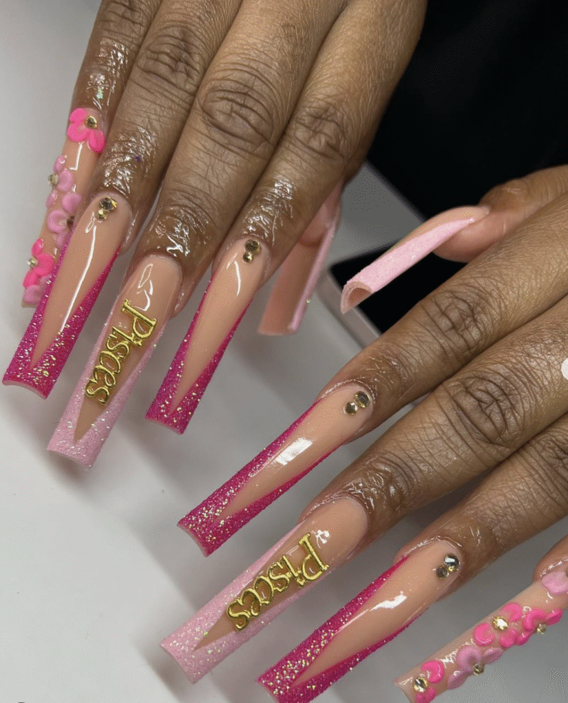 Pisces Nail Ideas
