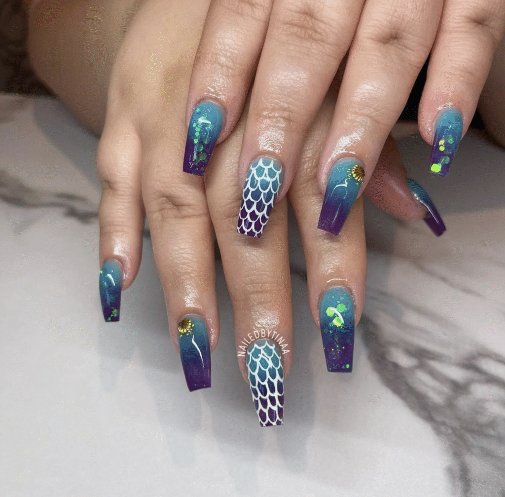 Pisces Nail Ideas