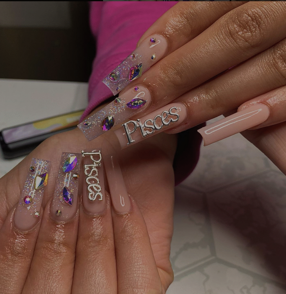 Pisces Nail Ideas