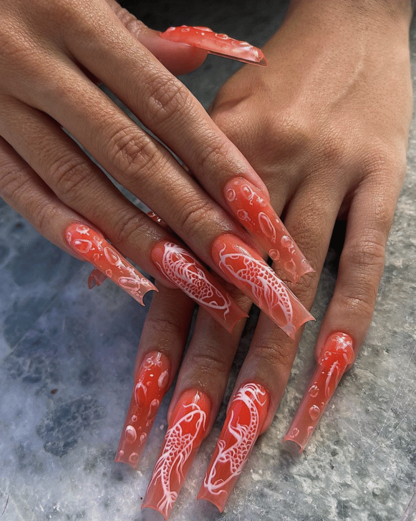 Pisces Nail Ideas