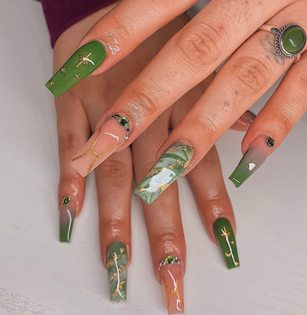Pisces Nail Ideas