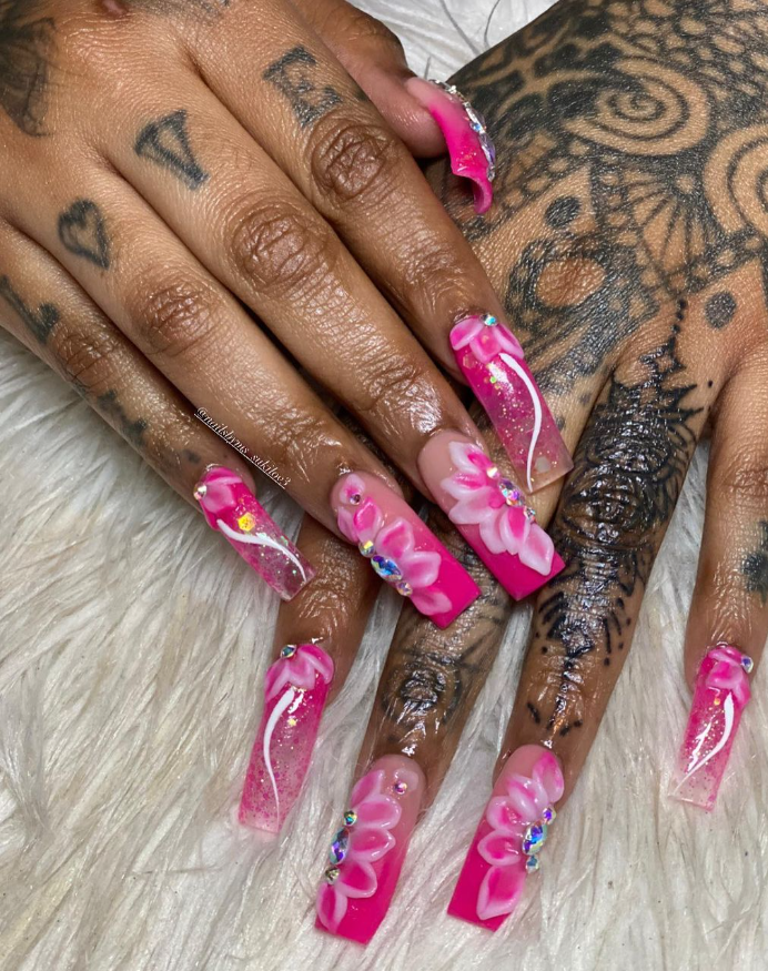 Mothers Day Nail Art Designs