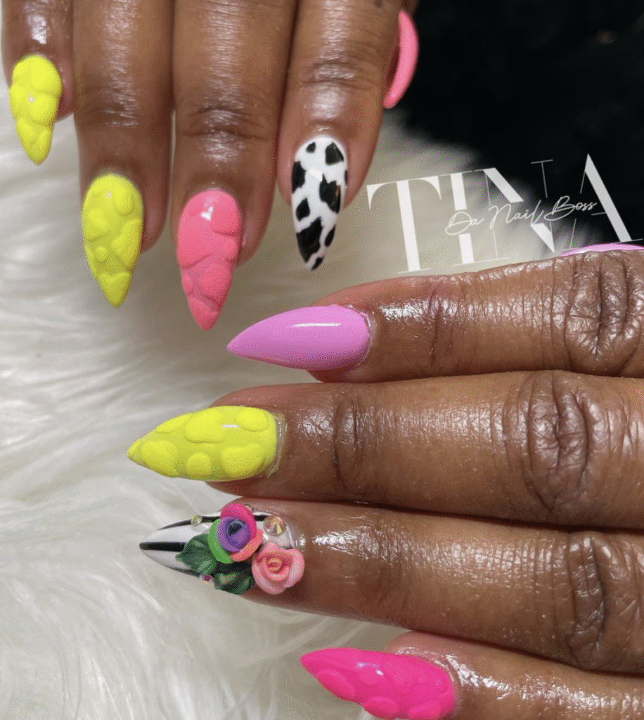 Mothers Day Nail Art Designs