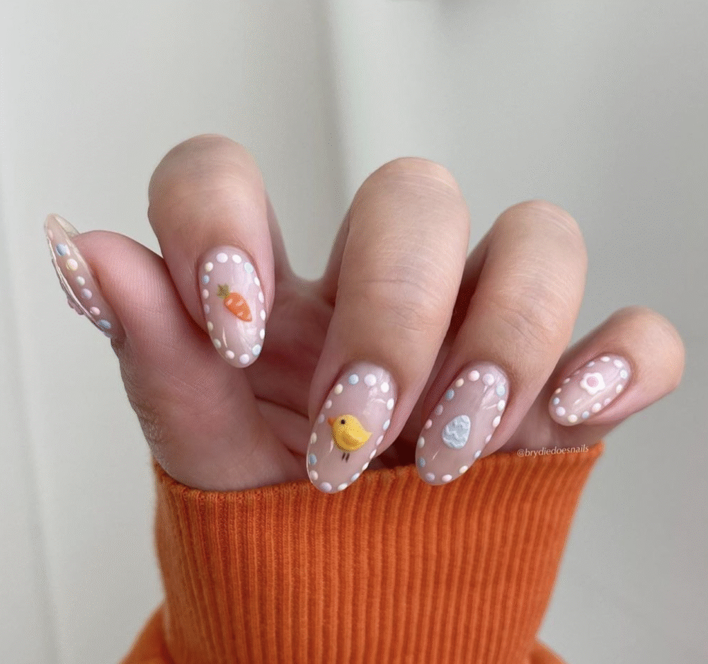Easter Bunny Nail Designs