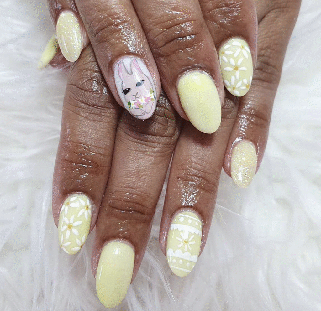 Easter Bunny Nail Designs