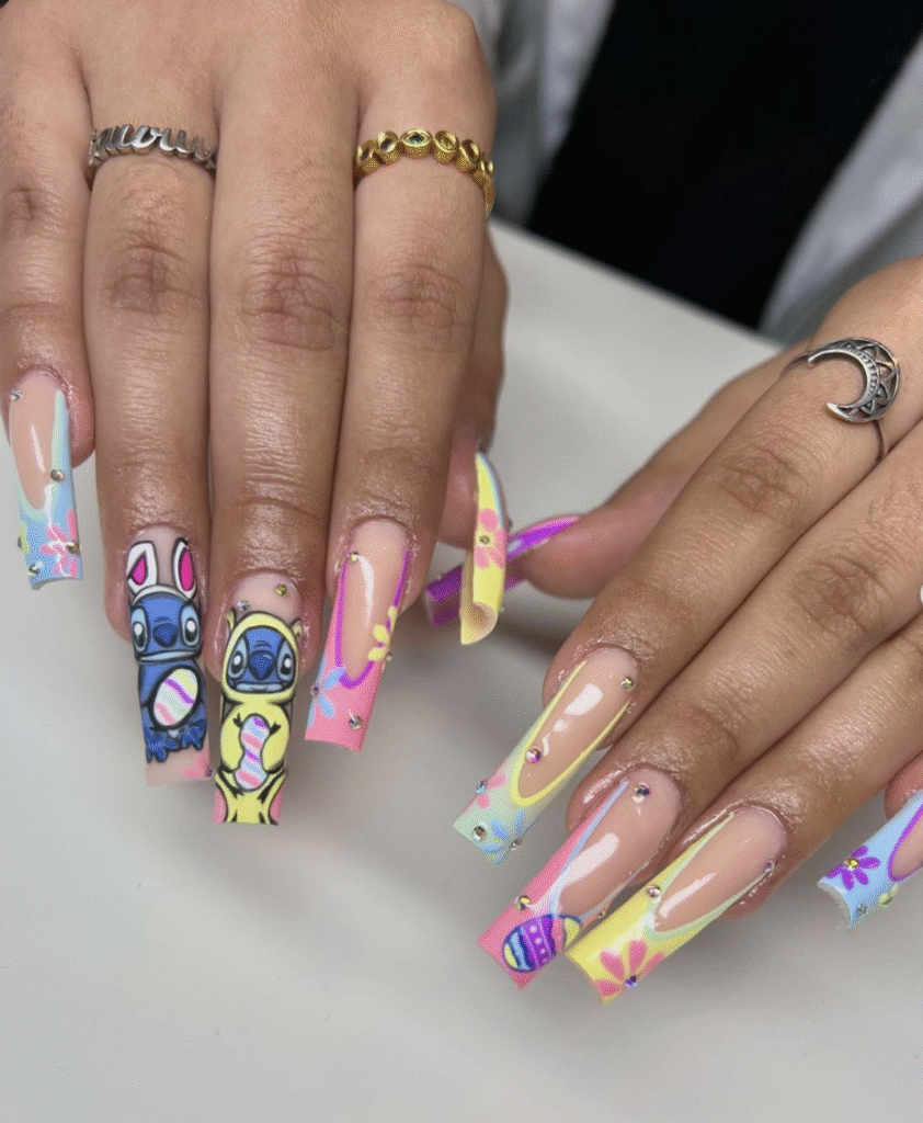 Easter Bunny Nail Designs