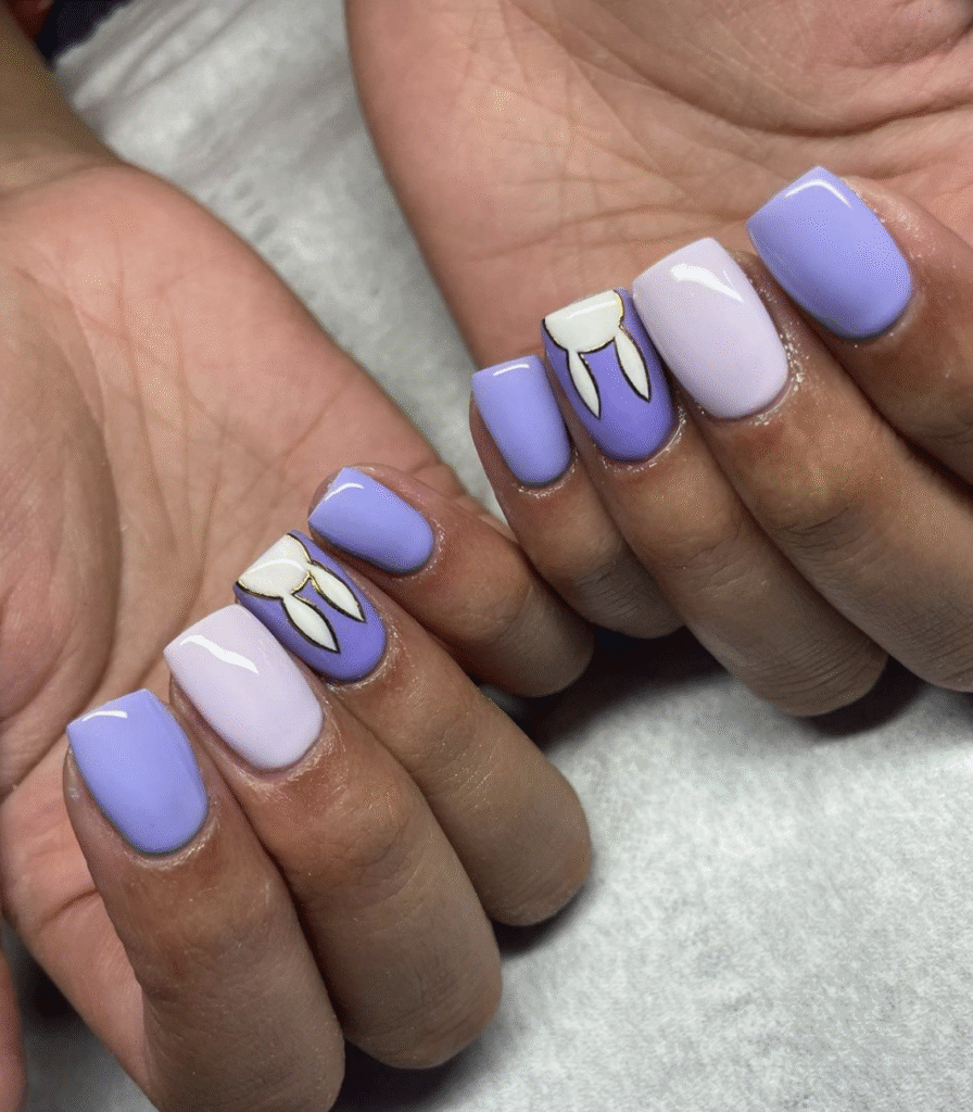 Easter Bunny Nail Designs